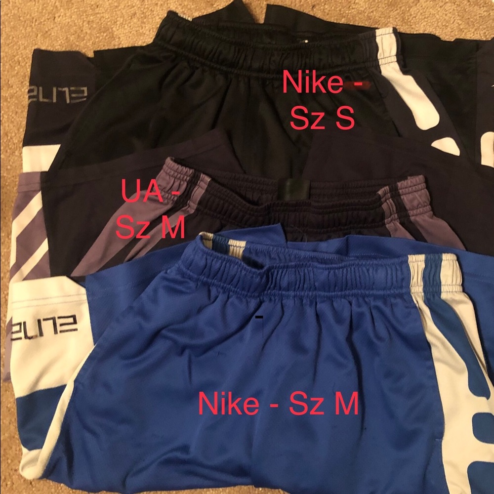 Boy shorts - 2 Nike, 1 Under Armour